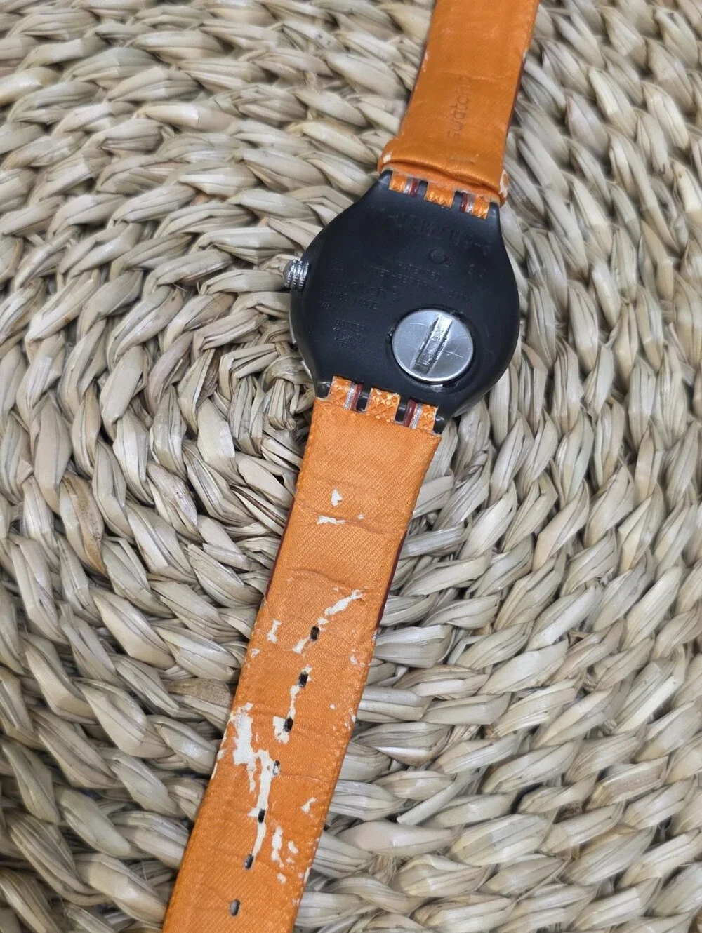 Swatch Scuba 200 Access Orange Jumper SHM106 Swiss Made Vintage Serviced